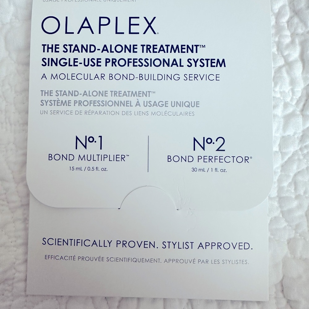 🔥New Olaplex 1 & 2 Salon Service Color Bleach Hair Treatment Bond Build 4 5 6